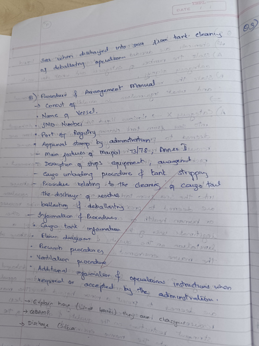 Exam question diagram